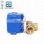 electric 3 ways valves brass dn15 dn20 mini 12v 3 way ball valves