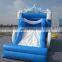 Inflatable princess carriage bouncer slide combo blue white inflatable castle for children