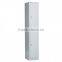 2 door KD vertical steel wardrobe gym locker