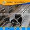 Extruded aluminium profile factory supplying aluminium triangle tube , octagon tube for pergola roof