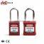High Security Multi Color 38MM 316 Stainless Steel Shackle Slim Body Safety Padlock