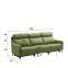 Italian Minimalist Leather Smart Sofa Living Room Straight Row Three-Seat First-Class Fashion Space Capsule Electric Function Sofa