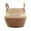 Good Quality Seagrass Planters Jute Basket Planter Puppy Handmade Large Indoor Flower Nolds Pots & Sea Grass Boho Plant Pot