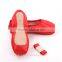 Satin Ballet Pointe Shoes, "Moonlight"Pointe Shoes with Wide Width High Box (5221B)