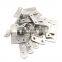 Furniture Component Flat Metal Bracket Zinc Plated Steel Mending Plates