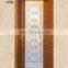 Wholesale Customized Excellent Soundproof Modern MDF Wooden Door with glass