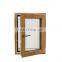 Good wood grain transfer broken bridge aluminum alloy casement window