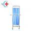HC-M096 Hospital Bed Ward Folding Curtain Screen stainless steel movable  medical 3 folding screen