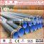 Flange connection inside PE plastic coated hot water transfer steel pipe