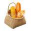 Hot Sale Rattan hanging wall basket for kitchen Hand woven small basket for fruit decor home Vietnam Supplier