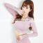 Women Yoga Set Gym Clothing Seamless Leggings Cropped Shirts Workout Sport Suit Women Long Sleeve Fitness Set Active Wear