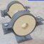 Long heat transmission network steam overhead sliding vermiculite insulation pipe support