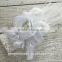 bulk high quality baby hair accessory lace flower and feather fashion headband for kids
