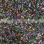 Modern design glitter fabric ,cheap glitter leather for walls and shoes