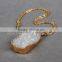 China jewelry manufacturer big stone opal white quartz druzy pendant design