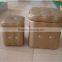 new arrived wholesale decorative handmade Synthetic leather sitting room storage stool