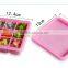 Silicone Ice Tray, Ice Cube Tray, Ice Cube Maker, Silicone baby food container with lid