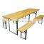 foldable wooden beer table set