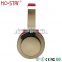 Shenzhen factory price foldable headband noise cancelling headphone with metallic coated