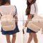 girls fashion pu school bag , leather school bag