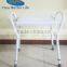 Steel shower stool