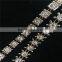 Stick on Strass Chain Gold Chain Rhinestone Roll for Bags/ Shoes Use