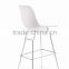 plastic bar stool, metal frame high plastic chair, plastic commercial bar stool high chairs DU-0924H