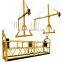 Auminum stage platform LTD63 hoist with safety lock 6m working platform Rope Suspended Platform