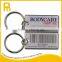 Factory design customized qr code keychain