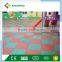 free sample plastic interlocking rubber flooring for garage/gym/children playground