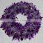 2015 Promtional Artificial PET Tinsel Wreath in Green Color