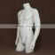 Realistic headless muscle male chrome mannequins with stand