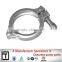 DN125 screw pipe clamp 5.5" concrete pipe clamps in China