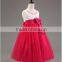 Hot selling wholesale big bowknot boutique girls chiffon princess evening dresses china TR-WS28