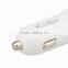 High Speed White 2USB Car Charger Quick Charging For iphone&ipad and Other Mobile Devices