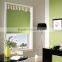 Custom linen and cotton pleated shade roman blind/curtains