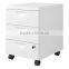 Office 3 drawers storage funiture cabinet metal mobile pedestal