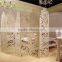 Custom design high quality decoration plastic folding screen beautiful standing