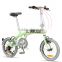2015 hot sale 6 speed kids folding bicycles 16''/folding bicycles steel (PW-FD16013)