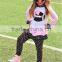 kids summer sport class girl football boutique outfits