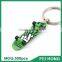 China Supplier metal sports printing keychain for custom skateboard