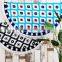 100% cotton 1500mm round beach towel with tassel