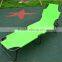 Outdoor Aluminum easy carry military folding camping bed