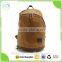 Big Capacity Fashion Canvas and Leather Barrel Shape Backpack Travel Tote Bag for Travel and Business