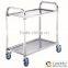 Multifunctional Stainless Steel Two-Layers Food Service Carts With Wheels And Dining Cart