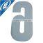 Red reflective pvc Soft Print Label Reflective Number Sticker Card