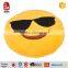 2016 China stuffed smiley face soft toys emoji pillows good quality new products manufacture