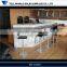 High gloss solid surface top sale unique design portable bar counter