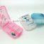 Double Layers Cuboid Shaped Pill Box with 7 Compartments with Keychain