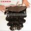Wholesale Hair Factory Supply Virgin Hair Silk Top Closure Lace Frontal